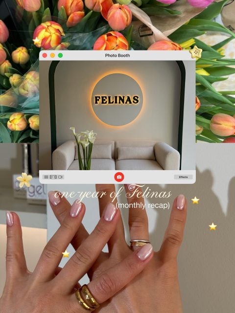 Se acerca una fecha muy especial para Felinas… nuestro primer aniversario 💚

Y mirando atrás, no podíamos no hacer un pequeño recap de algunas de vuestras manicuras favoritas 💅🏼

12 meses, 12 diseños y muchísimos momentos compartidos ✨

Gracias por acompañarnos desde el principio y por formar parte de este primer año tan bonito 🐆

Se vienen cosas especiales🫶🏼